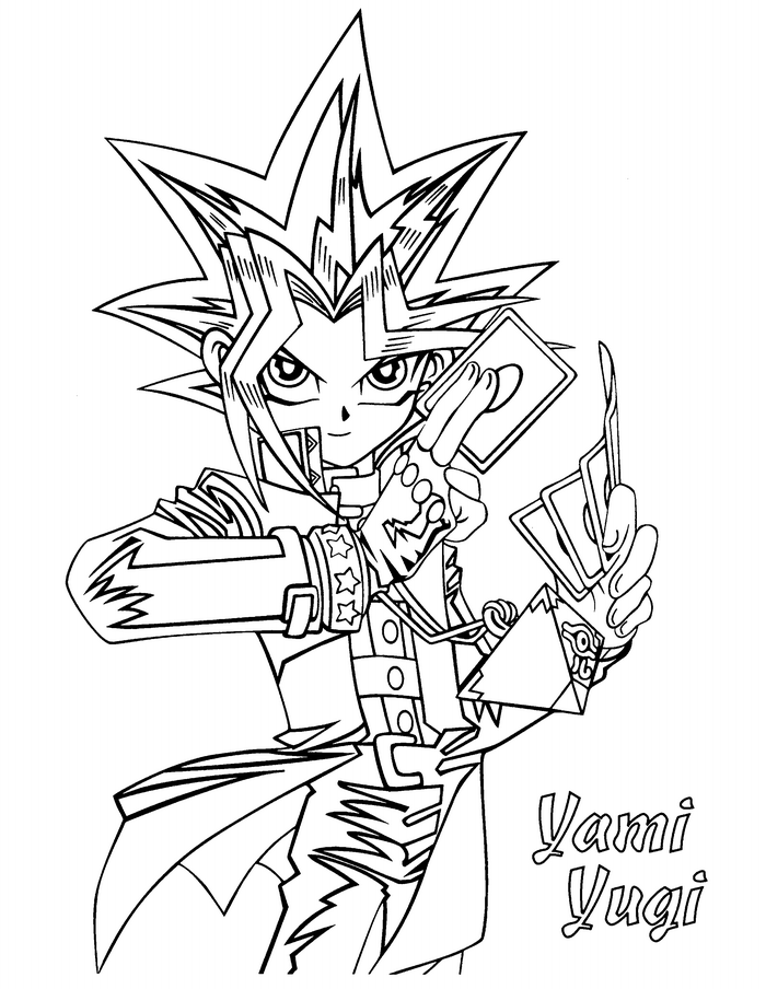 Disegno da colorare: Yu Gi Oh! (Cartoni animati) #52980 - Pagine da Colorare Stampabili Gratuite