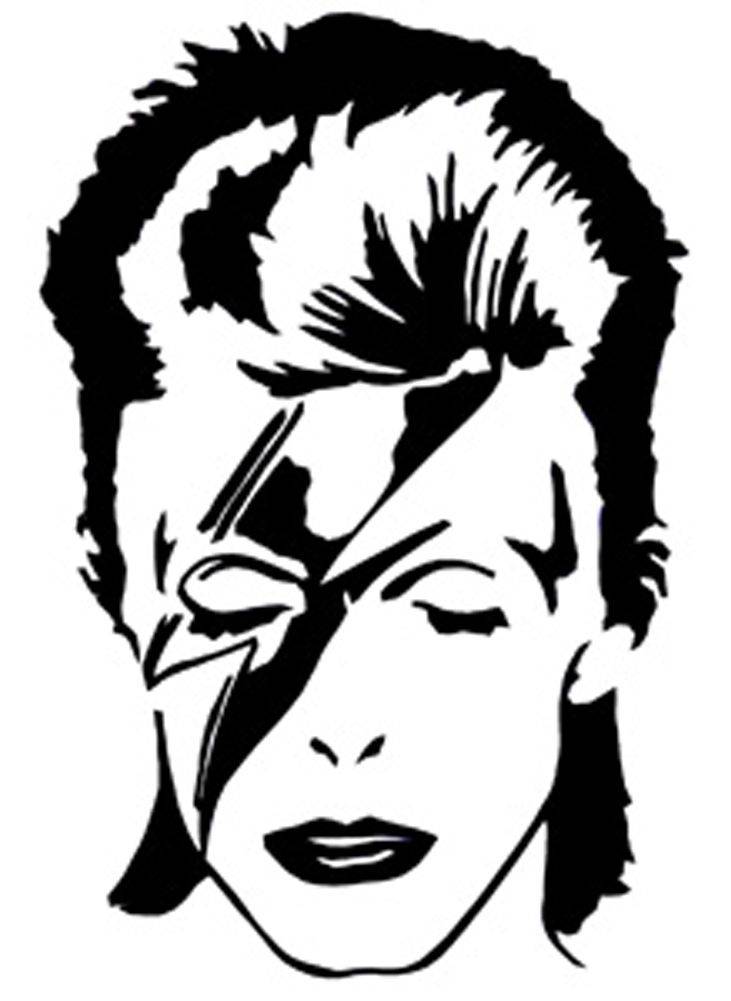 Disegno da colorare: David Bowie (Celebrità) #122258 - Pagine da Colorare Stampabili Gratuite