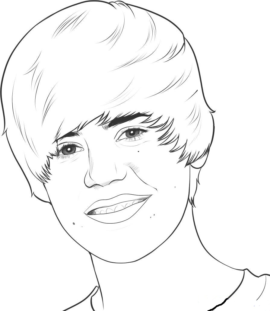 Disegno da colorare: Justin Bieber (Celebrità) #122460 - Pagine da Colorare Stampabili Gratuite