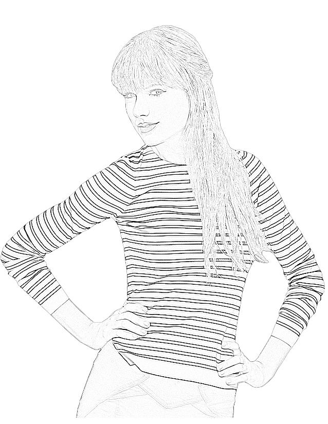 Disegno da colorare: Taylor Swift (Celebrità) #123867 - Pagine da Colorare Stampabili Gratuite