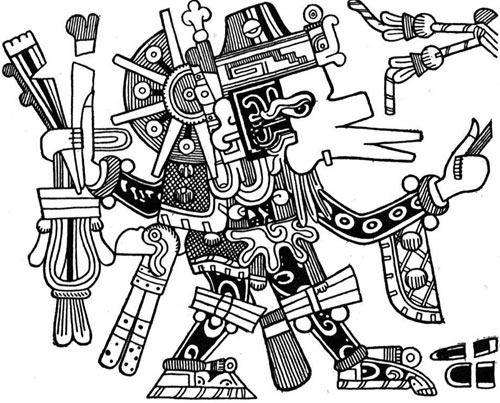 Disegno da colorare: Mitologia azteca (Dei e Dee) #111526 - Pagine da Colorare Stampabili Gratuite