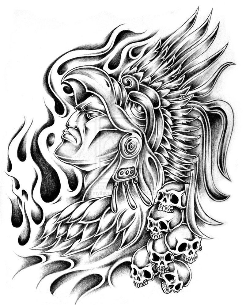 Disegno da colorare: Mitologia azteca (Dei e Dee) #111550 - Pagine da Colorare Stampabili Gratuite