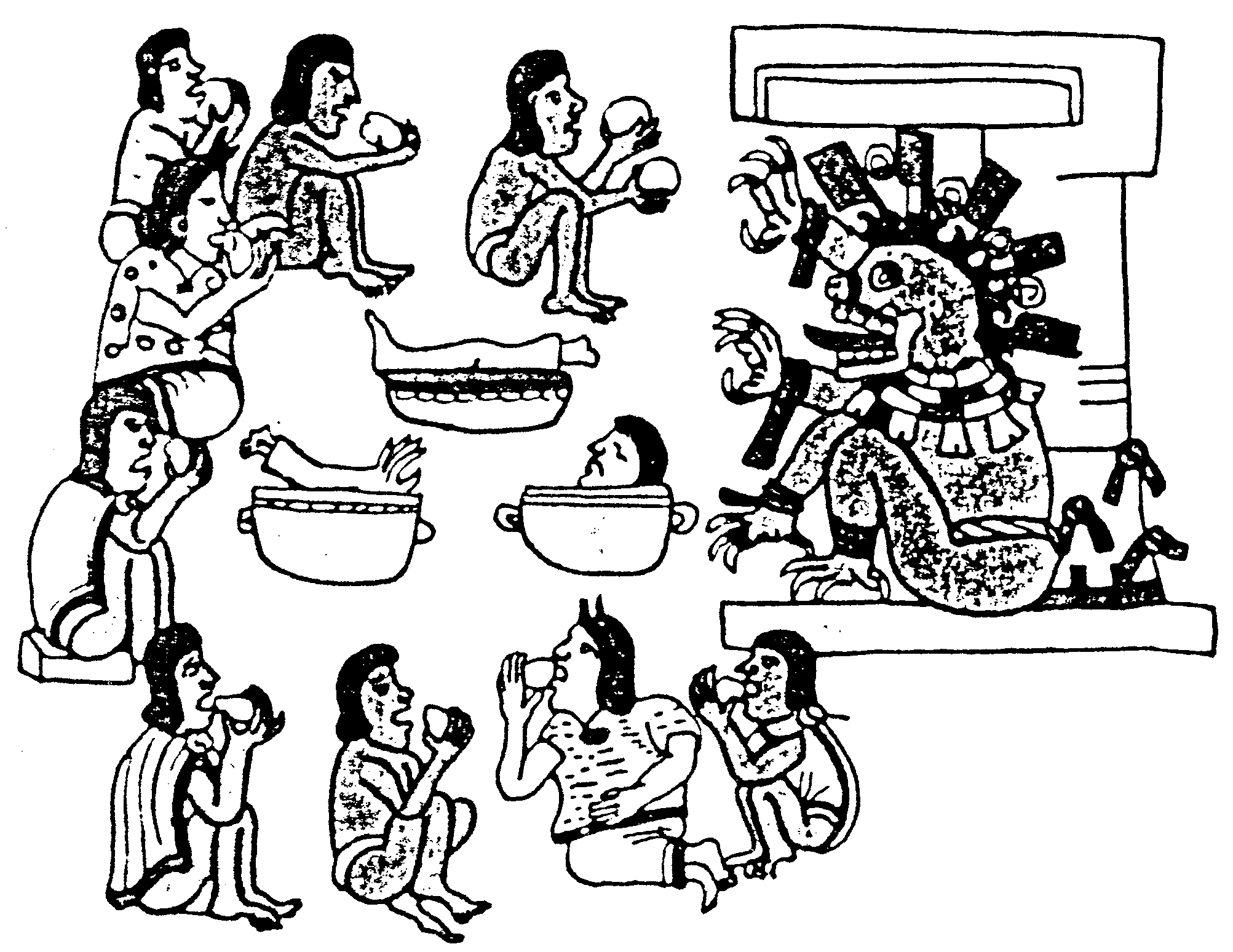 Disegno da colorare: Mitologia azteca (Dei e Dee) #111622 - Pagine da Colorare Stampabili Gratuite