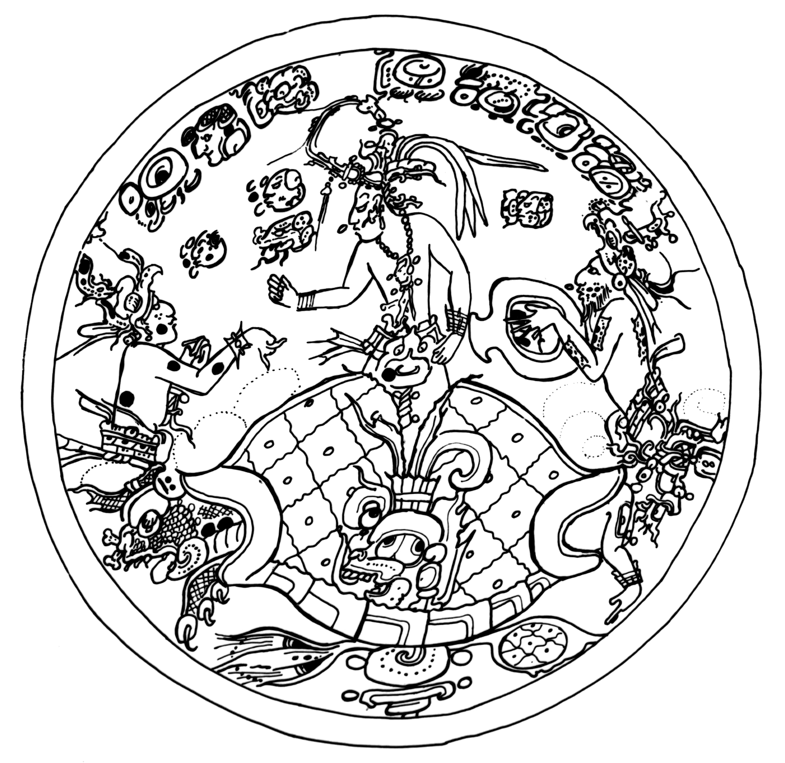 Disegno da colorare: Mitologia azteca (Dei e Dee) #111645 - Pagine da Colorare Stampabili Gratuite
