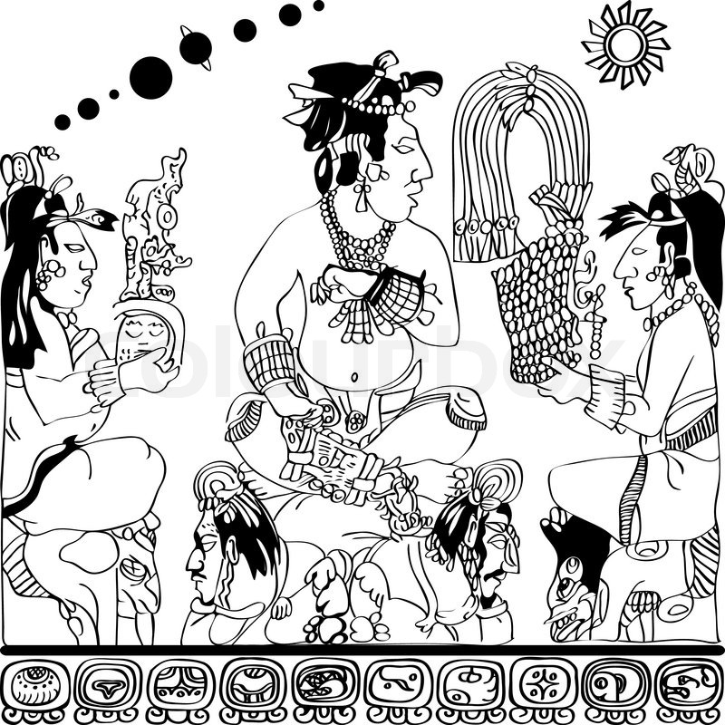 Disegno da colorare: Mitologia azteca (Dei e Dee) #111649 - Pagine da Colorare Stampabili Gratuite