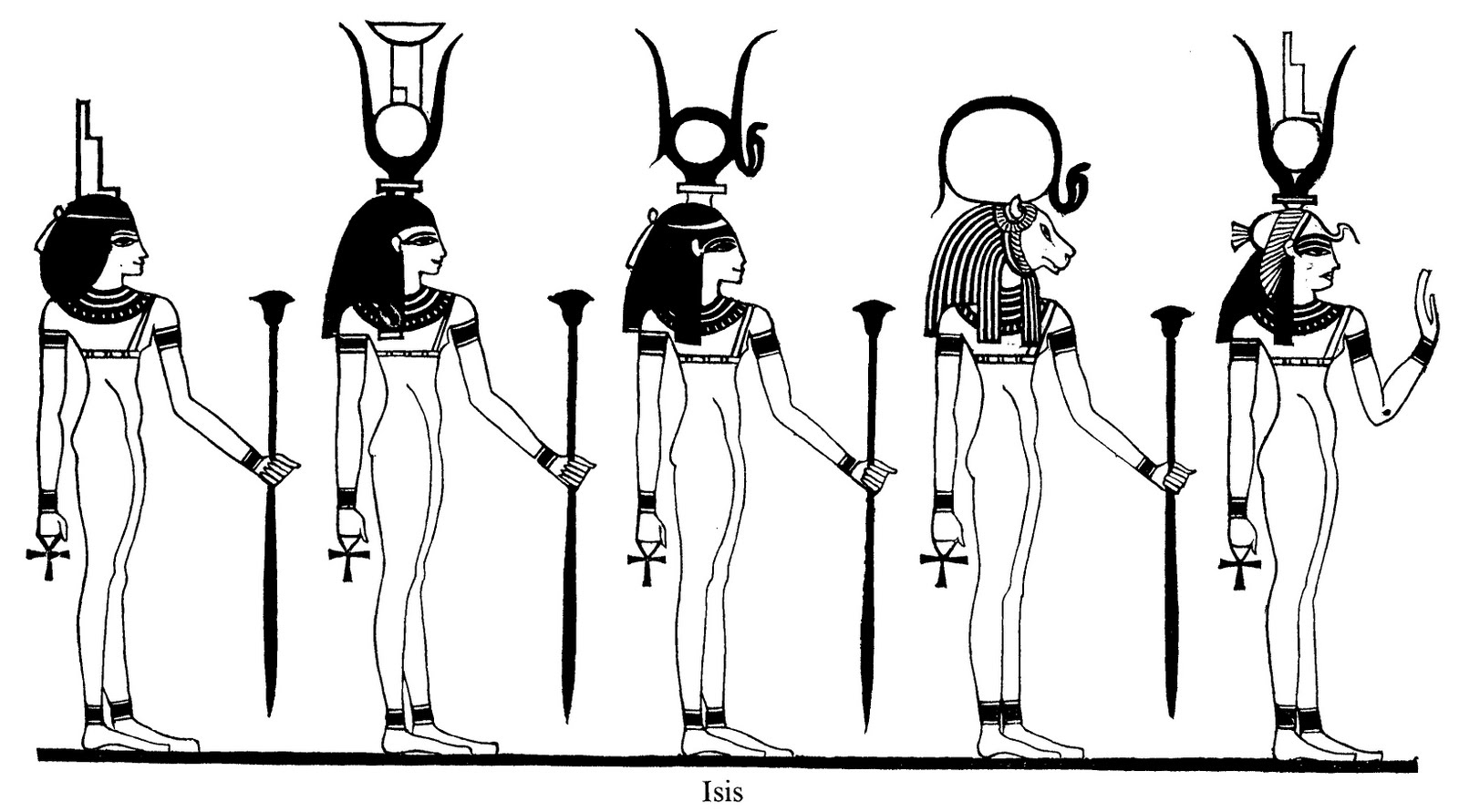 Disegno da colorare: Mitologia Egizia (Dei e Dee) #111135 - Pagine da Colorare Stampabili Gratuite