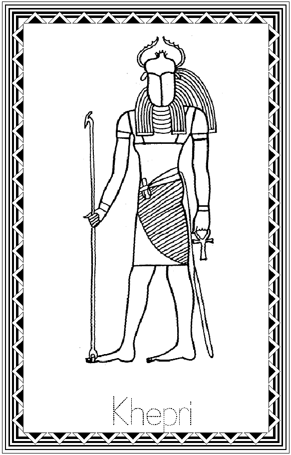 Disegno da colorare: Mitologia Egizia (Dei e Dee) #111153 - Pagine da Colorare Stampabili Gratuite
