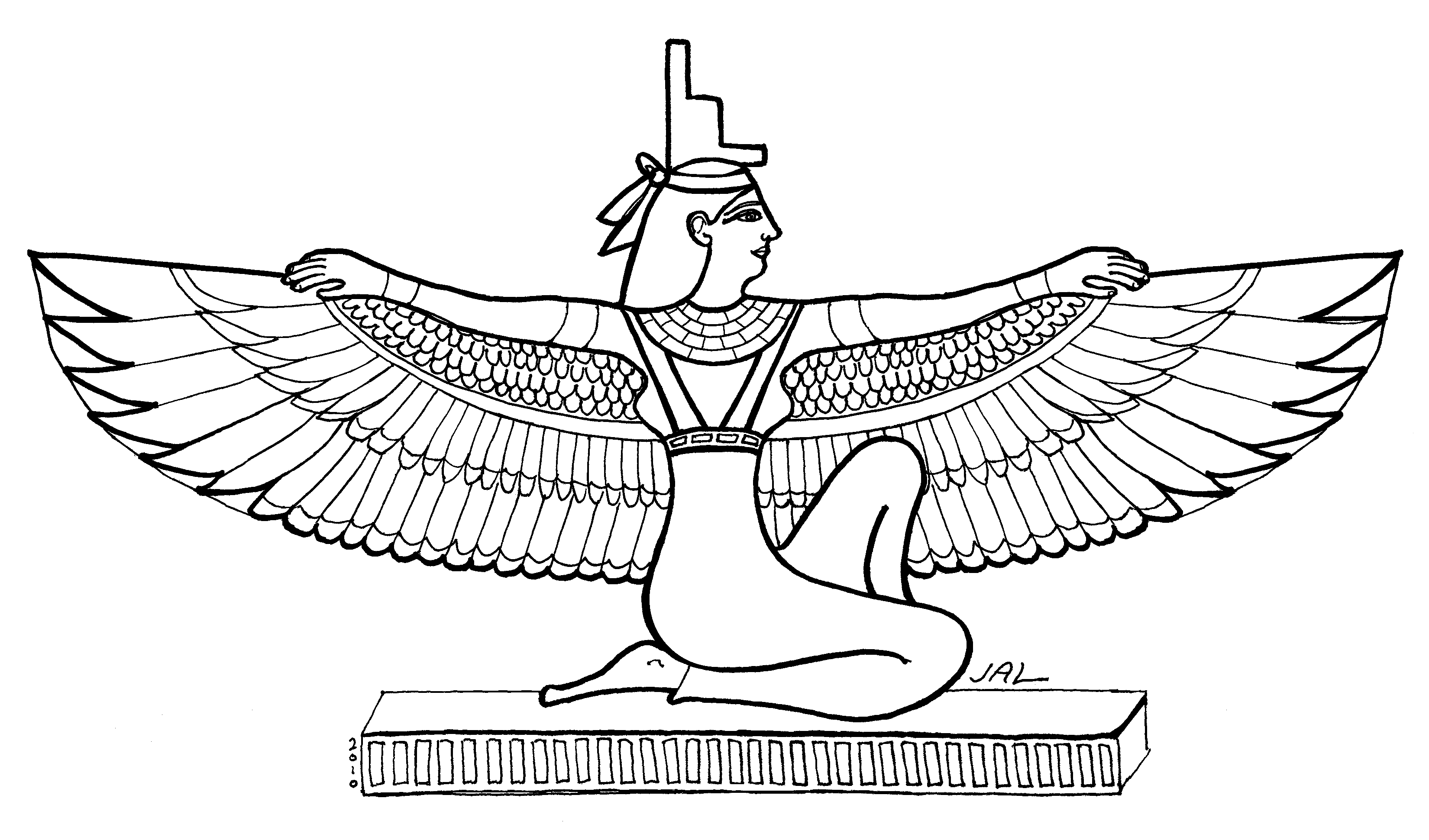 Disegno da colorare: Mitologia Egizia (Dei e Dee) #111174 - Pagine da Colorare Stampabili Gratuite