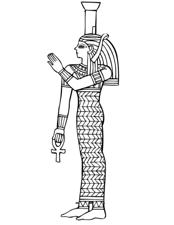 Disegno da colorare: Mitologia Egizia (Dei e Dee) #111229 - Pagine da Colorare Stampabili Gratuite
