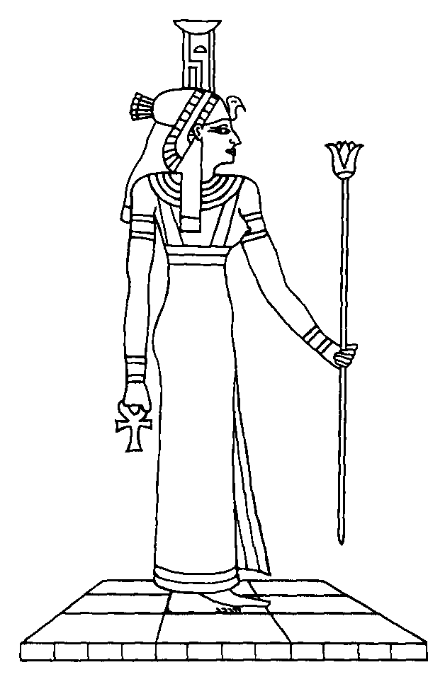 Disegno da colorare: Mitologia Egizia (Dei e Dee) #111230 - Pagine da Colorare Stampabili Gratuite
