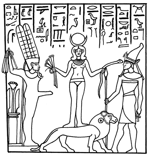 Disegno da colorare: Mitologia Egizia (Dei e Dee) #111232 - Pagine da Colorare Stampabili Gratuite