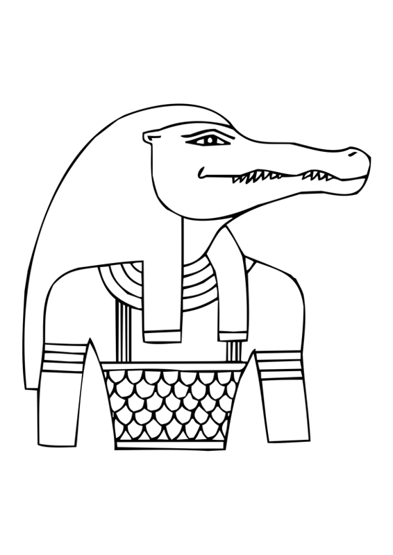 Disegno da colorare: Mitologia Egizia (Dei e Dee) #111244 - Pagine da Colorare Stampabili Gratuite