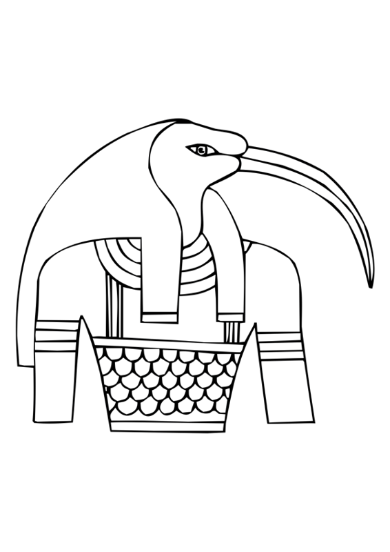 Disegno da colorare: Mitologia Egizia (Dei e Dee) #111250 - Pagine da Colorare Stampabili Gratuite