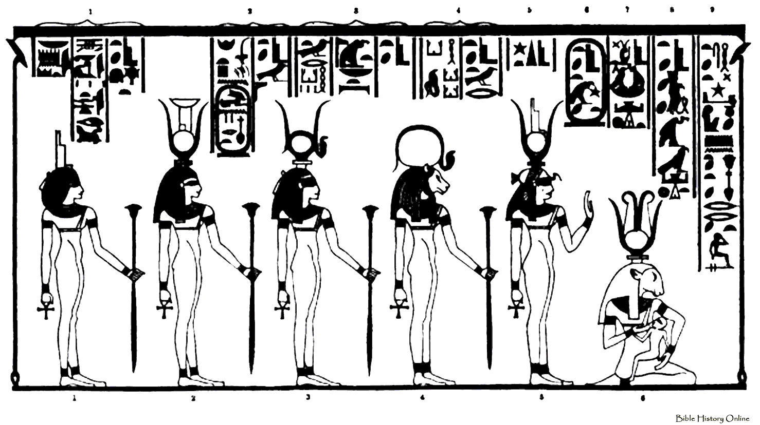 Disegno da colorare: Mitologia Egizia (Dei e Dee) #111265 - Pagine da Colorare Stampabili Gratuite