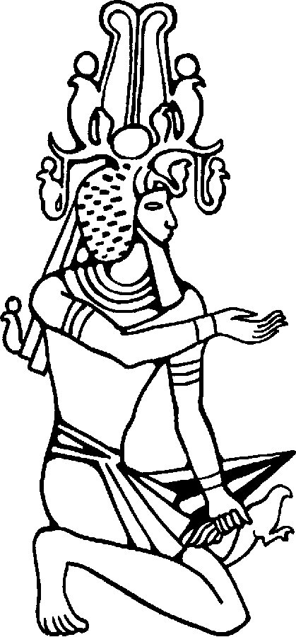 Disegno da colorare: Mitologia Egizia (Dei e Dee) #111332 - Pagine da Colorare Stampabili Gratuite