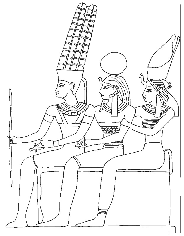 Disegno da colorare: Mitologia Egizia (Dei e Dee) #111463 - Pagine da Colorare Stampabili Gratuite