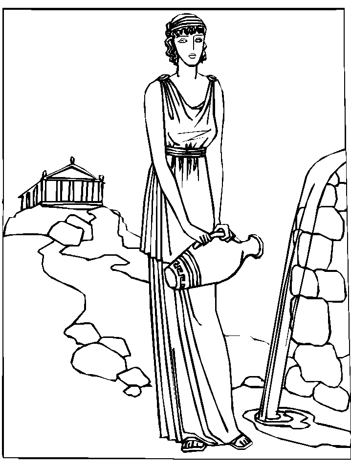Disegno da colorare: mitologia greca (Dei e Dee) #109689 - Pagine da Colorare Stampabili Gratuite