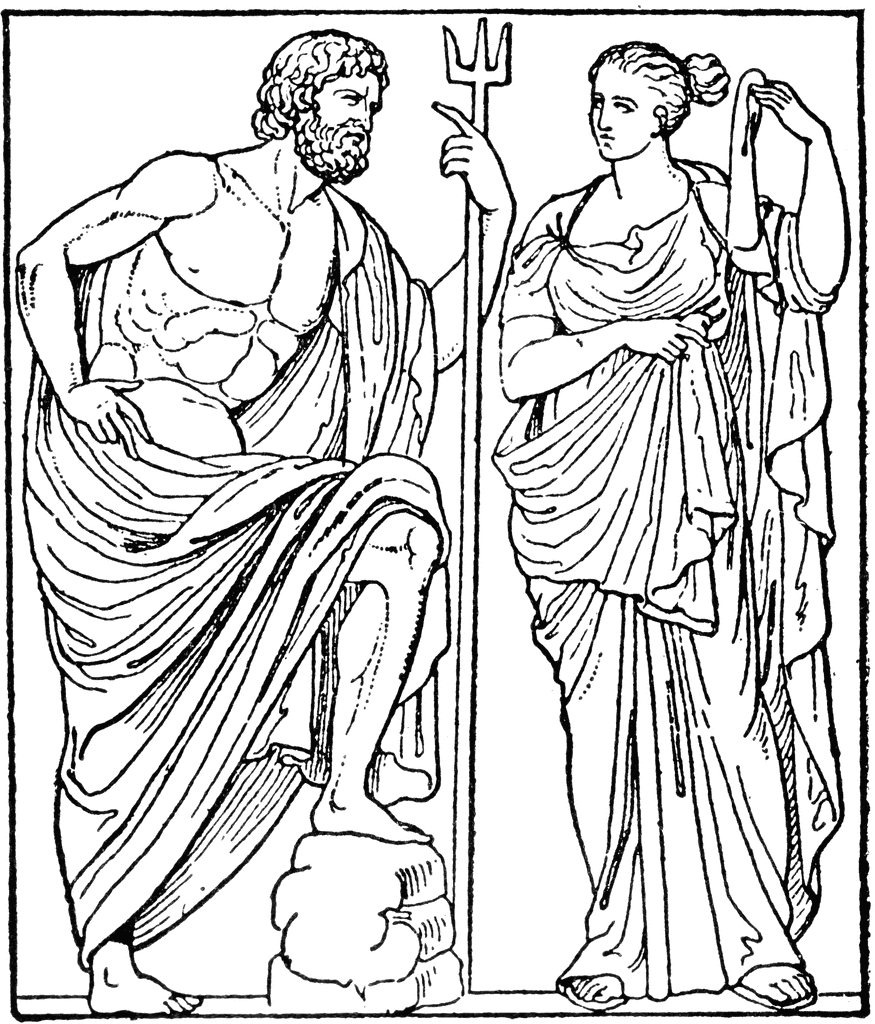 Disegno da colorare: mitologia greca (Dei e Dee) #109772 - Pagine da Colorare Stampabili Gratuite