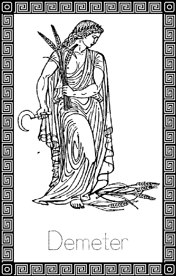 Disegno da colorare: mitologia greca (Dei e Dee) #109937 - Pagine da Colorare Stampabili Gratuite