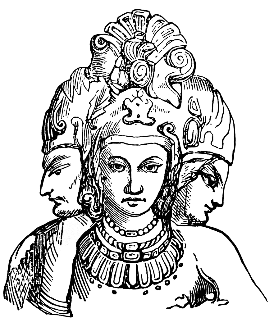 Disegno da colorare: Mitologia indù (Dei e Dee) #109241 - Pagine da Colorare Stampabili Gratuite