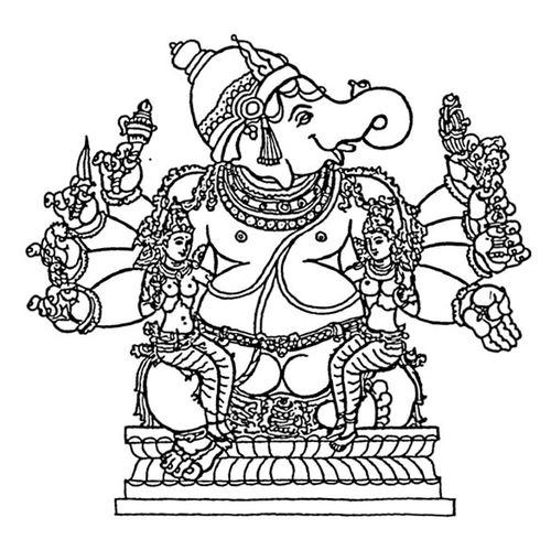 Disegno da colorare: Mitologia indù (Dei e Dee) #109245 - Pagine da Colorare Stampabili Gratuite