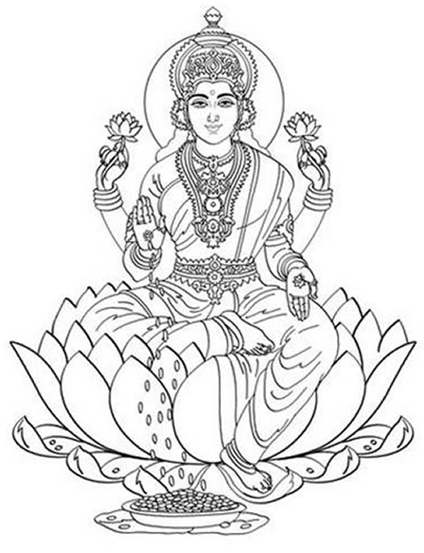 Disegno da colorare: Mitologia indù (Dei e Dee) #109269 - Pagine da Colorare Stampabili Gratuite