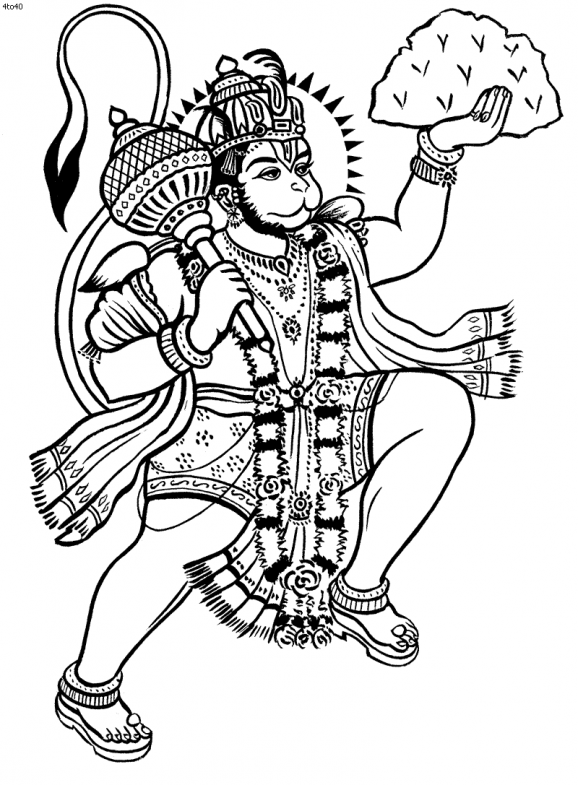 Disegno da colorare: Mitologia indù (Dei e Dee) #109281 - Pagine da Colorare Stampabili Gratuite
