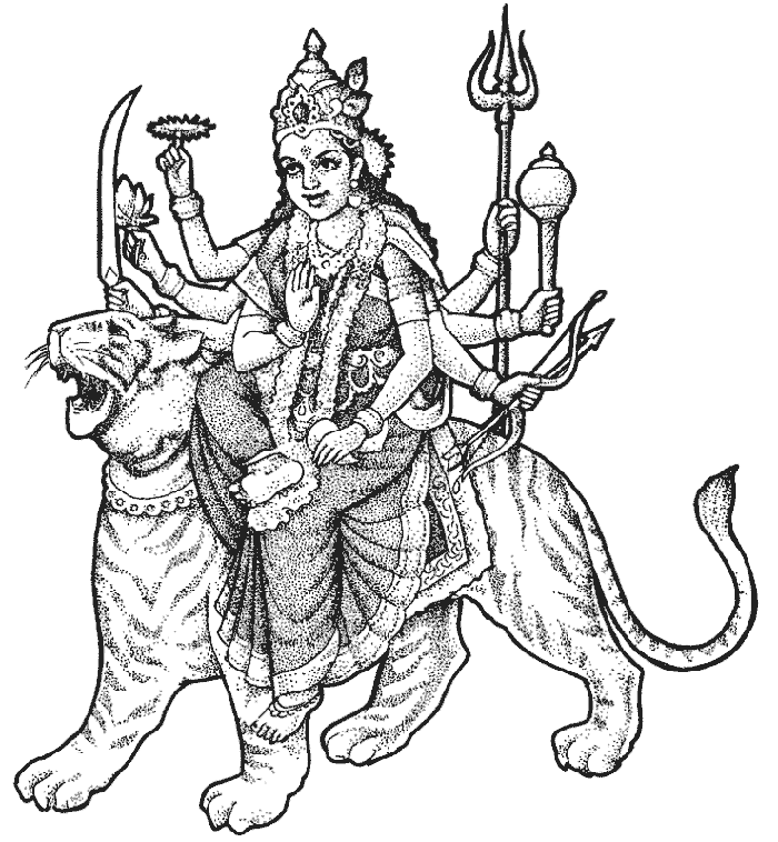 Disegno da colorare: Mitologia indù (Dei e Dee) #109285 - Pagine da Colorare Stampabili Gratuite