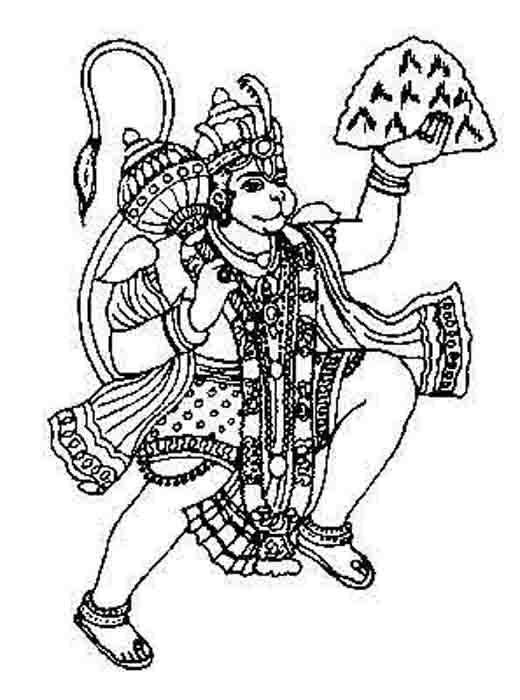Disegno da colorare: Mitologia indù (Dei e Dee) #109321 - Pagine da Colorare Stampabili Gratuite