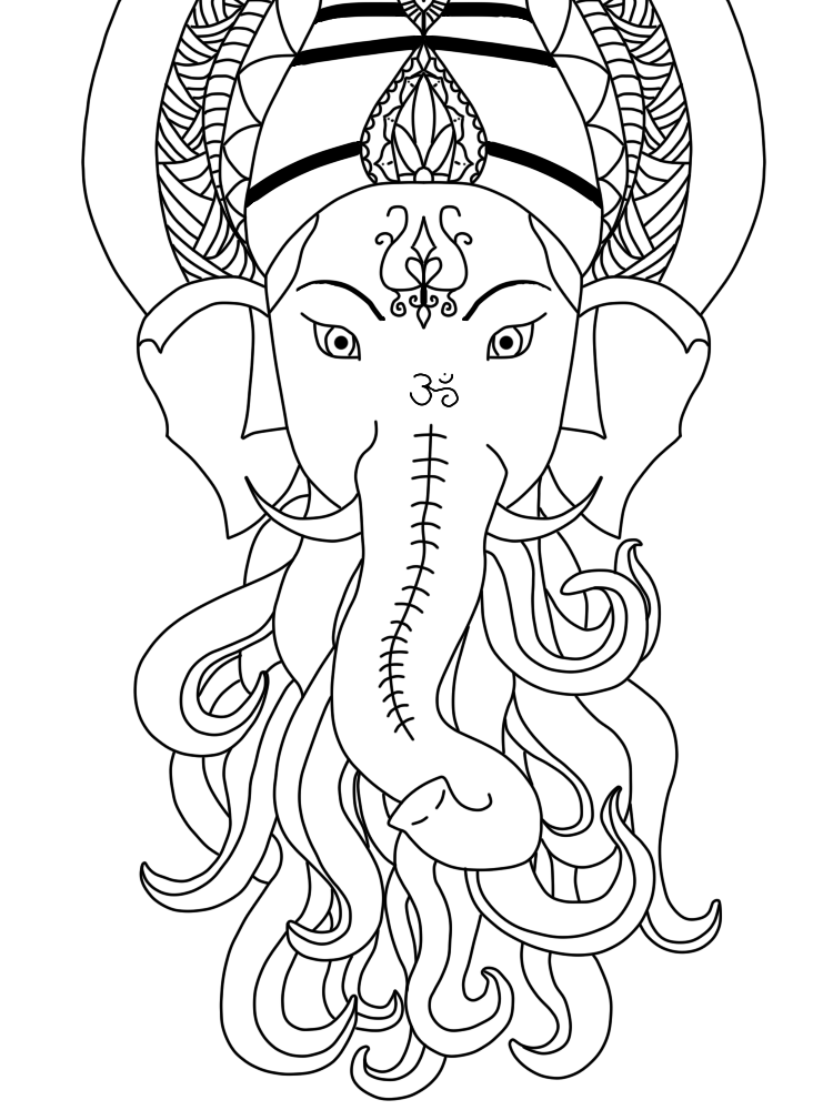 Disegno da colorare: Mitologia indù (Dei e Dee) #109368 - Pagine da Colorare Stampabili Gratuite