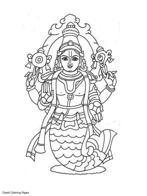 Disegno da colorare: Mitologia indù (Dei e Dee) #109413 - Pagine da Colorare Stampabili Gratuite