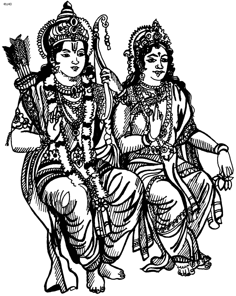 Disegno da colorare: Mitologia indù (Dei e Dee) #109460 - Pagine da Colorare Stampabili Gratuite