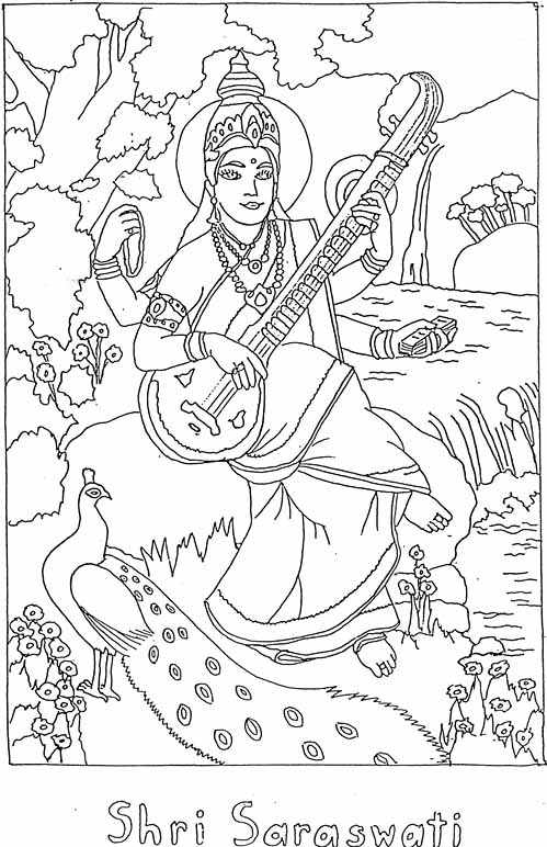 Disegno da colorare: Mitologia indù (Dei e Dee) #109551 - Pagine da Colorare Stampabili Gratuite