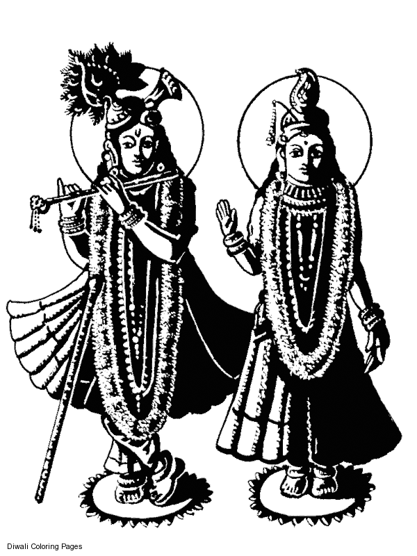 Disegno da colorare: Mitologia indù (Dei e Dee) #109573 - Pagine da Colorare Stampabili Gratuite