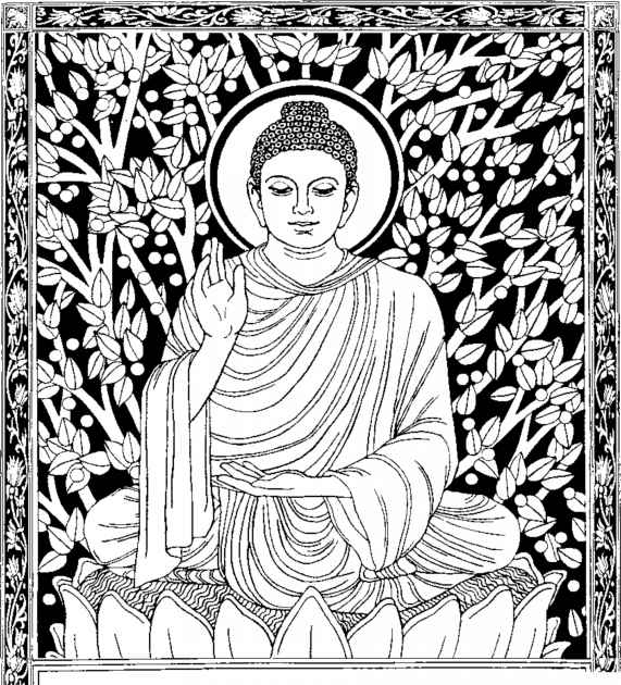 Disegno da colorare: Mitologia indù: Buddha (Dei e Dee) #89504 - Pagine da Colorare Stampabili Gratuite