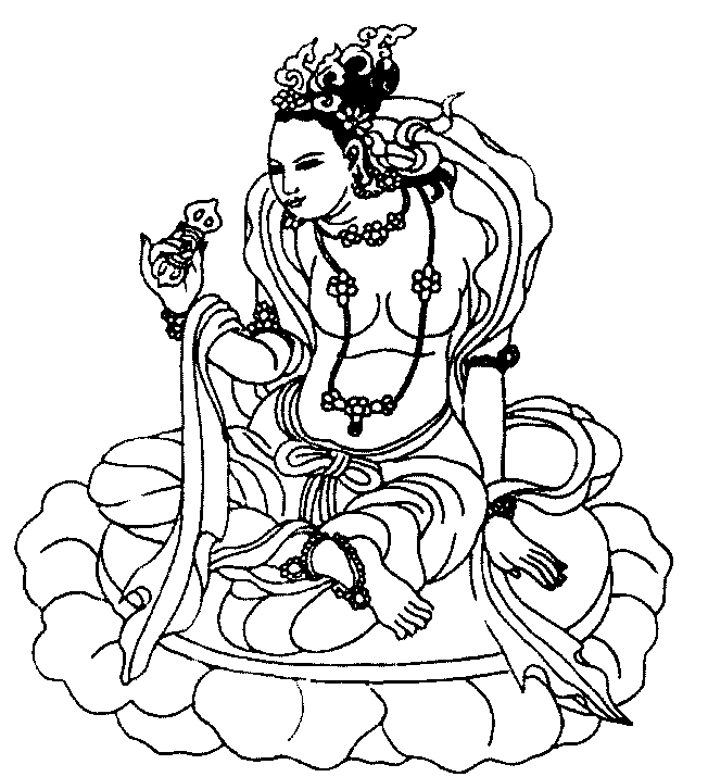 Disegno da colorare: Mitologia indù: Buddha (Dei e Dee) #89513 - Pagine da Colorare Stampabili Gratuite