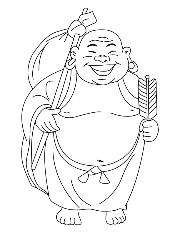Disegno da colorare: Mitologia indù: Buddha (Dei e Dee) #89514 - Pagine da Colorare Stampabili Gratuite
