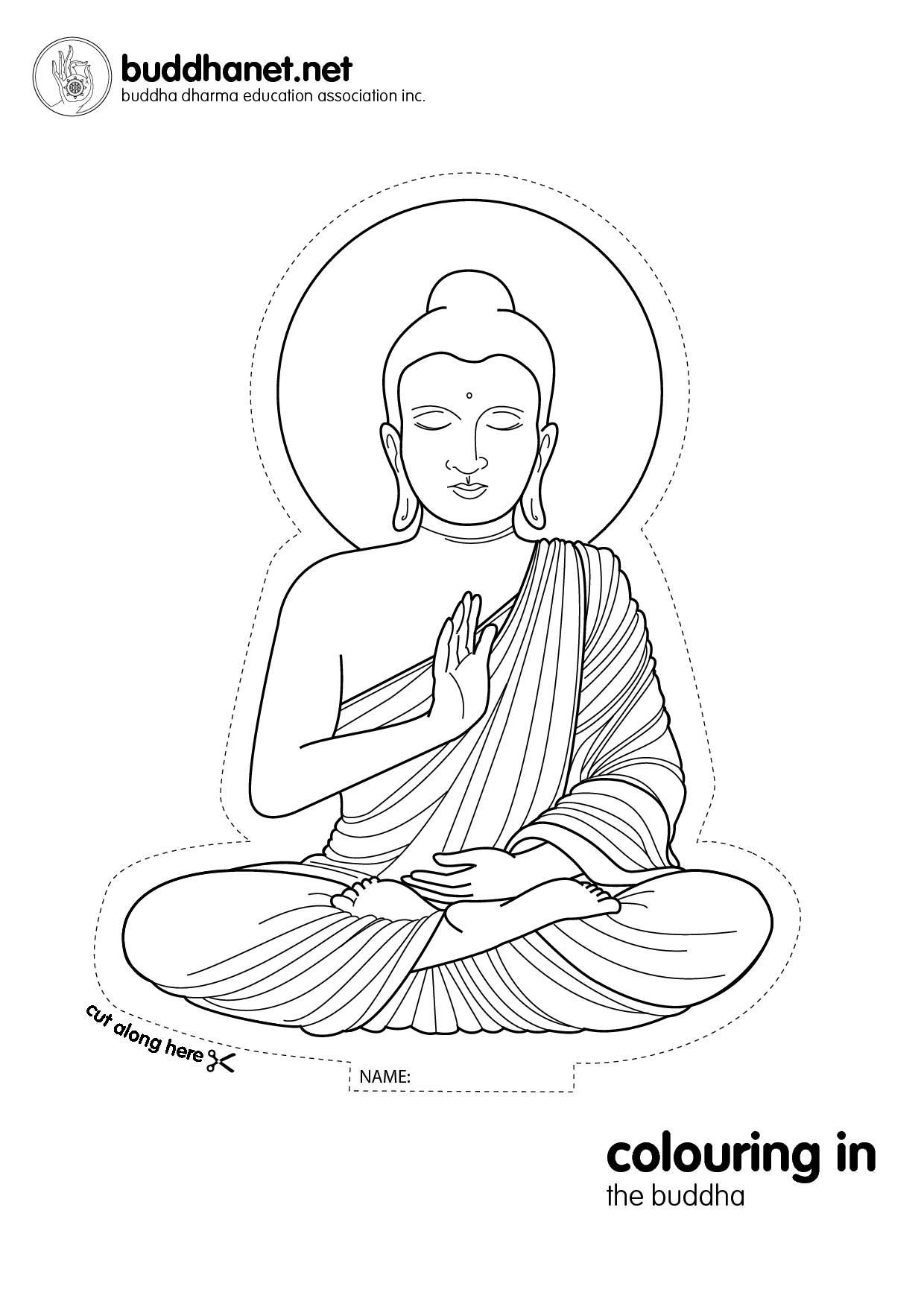 Disegno da colorare: Mitologia indù: Buddha (Dei e Dee) #89532 - Pagine da Colorare Stampabili Gratuite