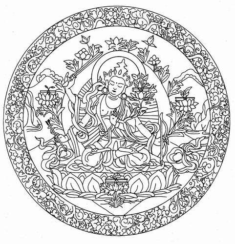 Disegno da colorare: Mitologia indù: Buddha (Dei e Dee) #89536 - Pagine da Colorare Stampabili Gratuite