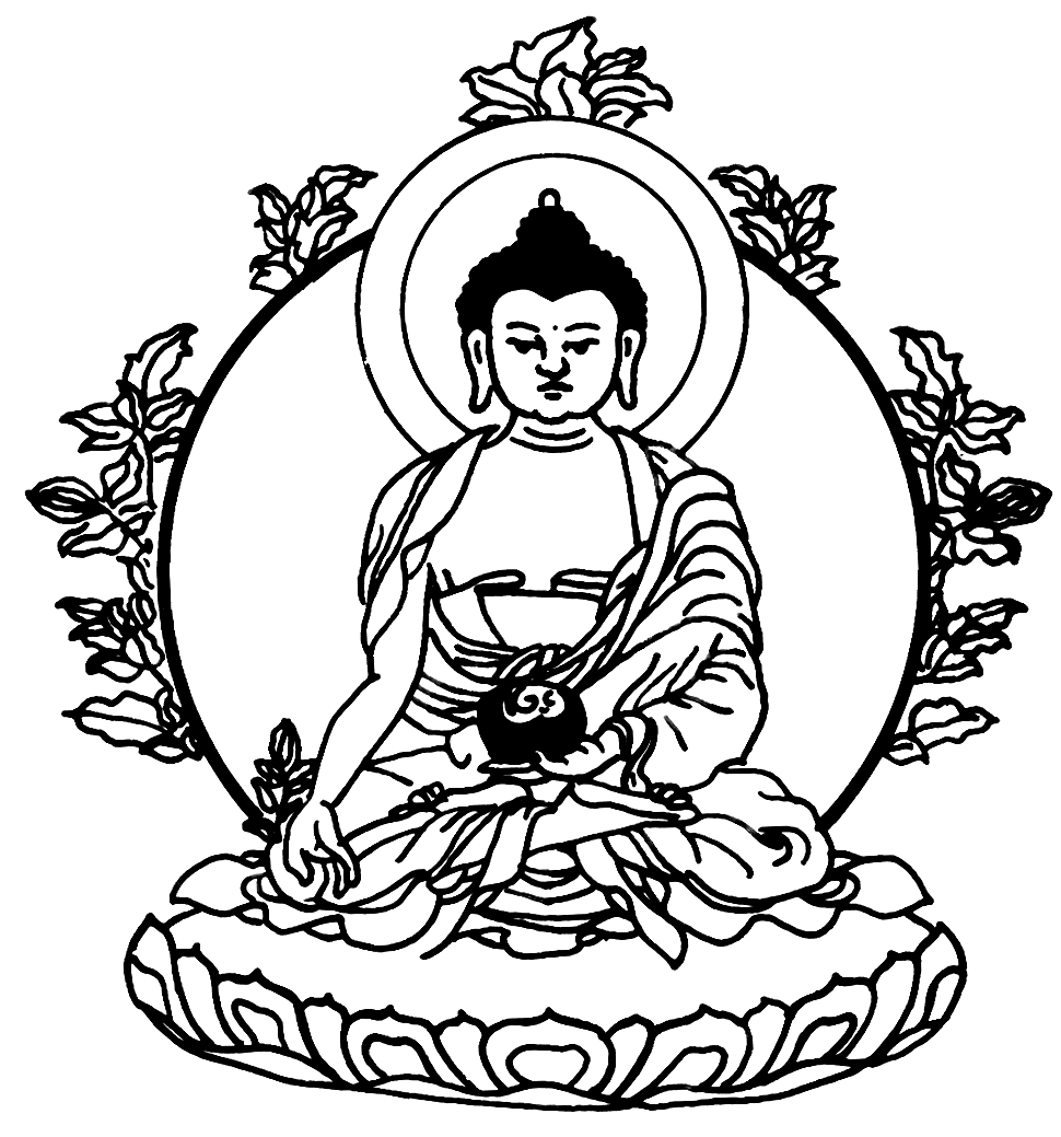 Disegno da colorare: Mitologia indù: Buddha (Dei e Dee) #89540 - Pagine da Colorare Stampabili Gratuite