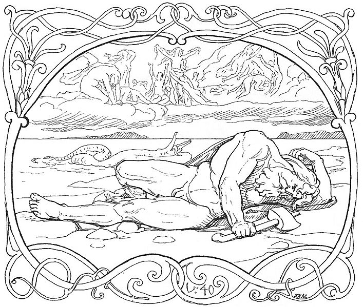 Disegno da colorare: Mitologia nordica (Dei e Dee) #110577 - Pagine da Colorare Stampabili Gratuite