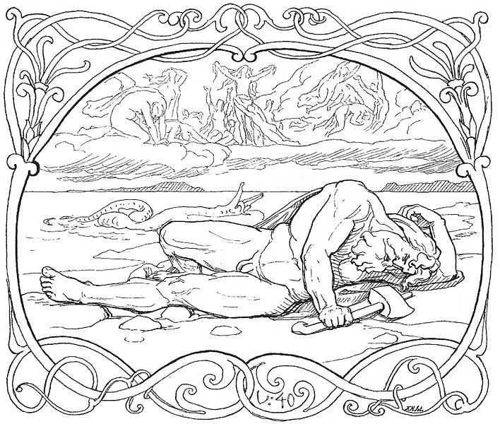 Disegno da colorare: Mitologia nordica (Dei e Dee) #110625 - Pagine da Colorare Stampabili Gratuite