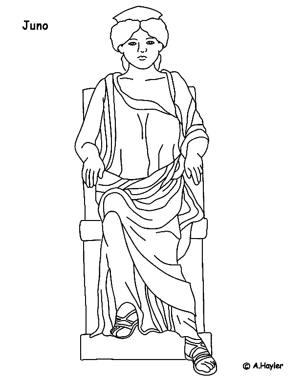 Disegno da colorare: Mitologia romana (Dei e Dee) #110253 - Pagine da Colorare Stampabili Gratuite