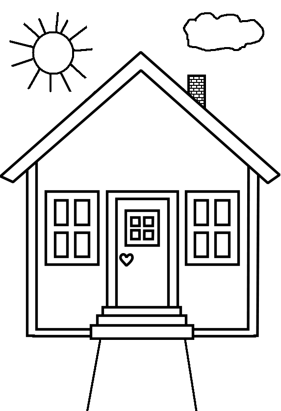Disegno da colorare: Casa (Edifici e architettura) #64627 - Pagine da Colorare Stampabili Gratuite