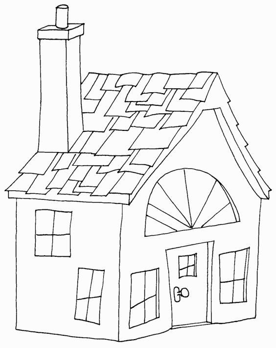 Disegno da colorare: Casa (Edifici e architettura) #64667 - Pagine da Colorare Stampabili Gratuite