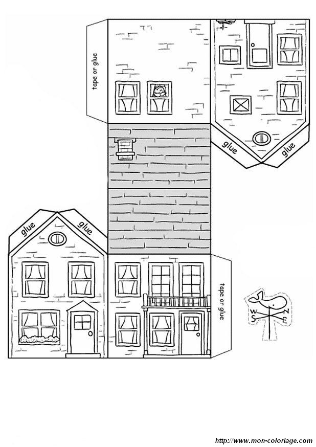 Disegno da colorare: Casa (Edifici e architettura) #64714 - Pagine da Colorare Stampabili Gratuite