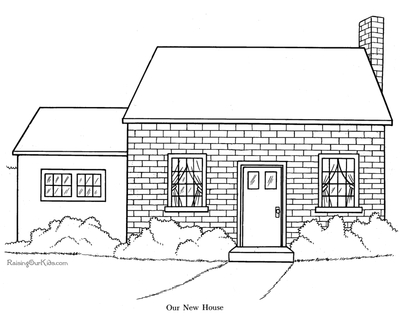 Disegno da colorare: Casa (Edifici e architettura) #64761 - Pagine da Colorare Stampabili Gratuite