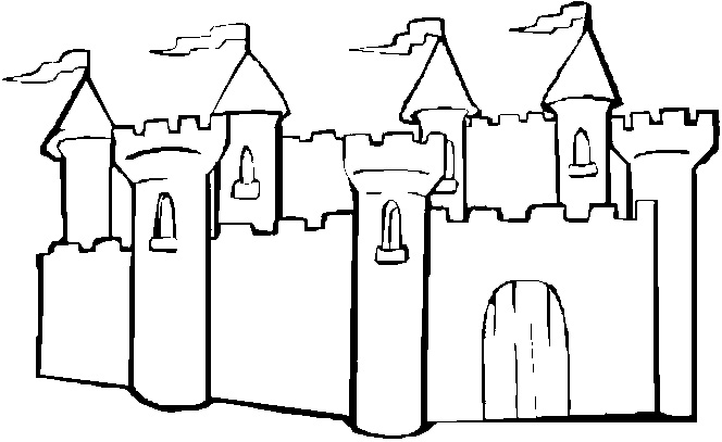 Disegno da colorare: Castello (Edifici e architettura) #62055 - Pagine da Colorare Stampabili Gratuite