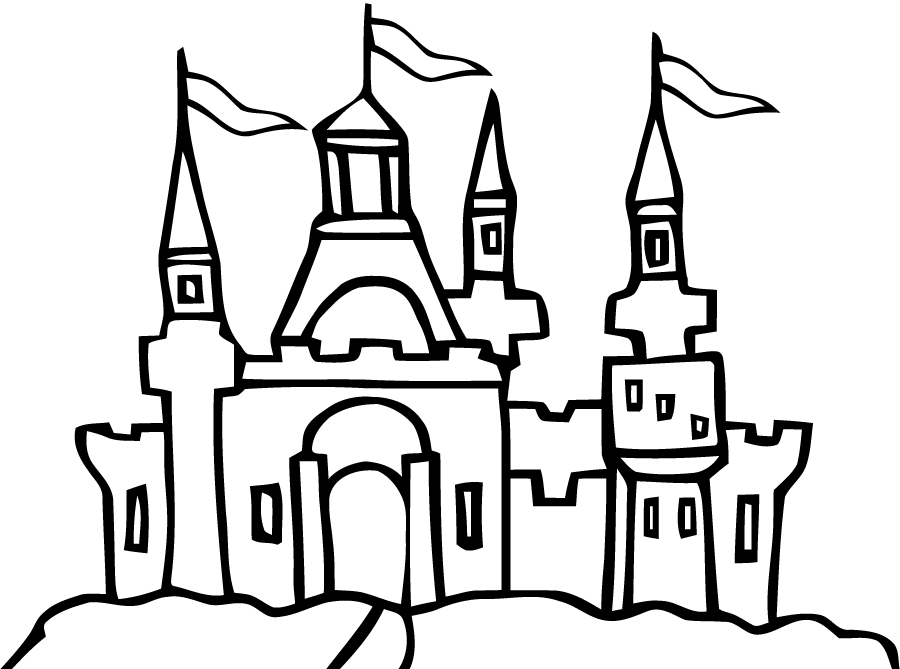 Disegno da colorare: Castello (Edifici e architettura) #62125 - Pagine da Colorare Stampabili Gratuite