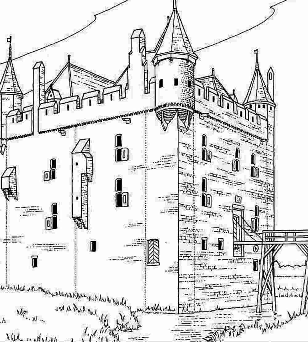 Disegno da colorare: Castello (Edifici e architettura) #62178 - Pagine da Colorare Stampabili Gratuite